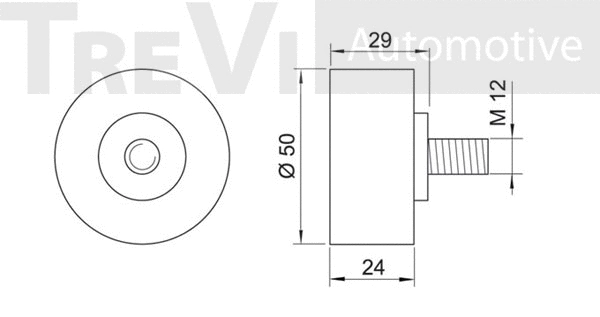 Deflection/Guide Pulley, timing belt