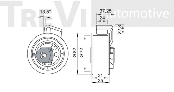 Tensioner Pulley, timing belt