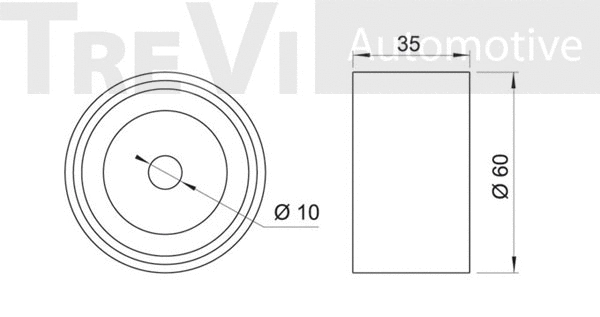 Deflection/Guide Pulley, timing belt