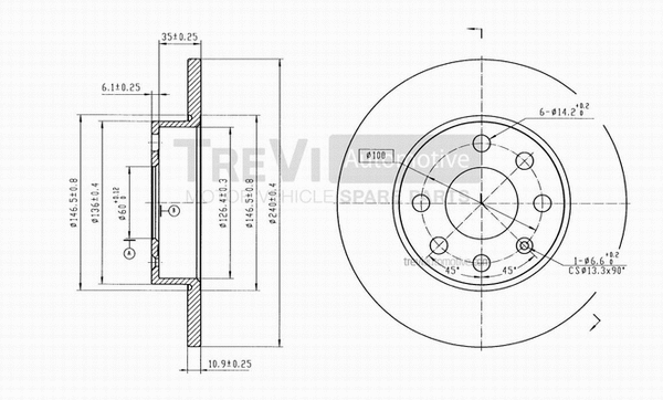Brake Disc (BD1045)