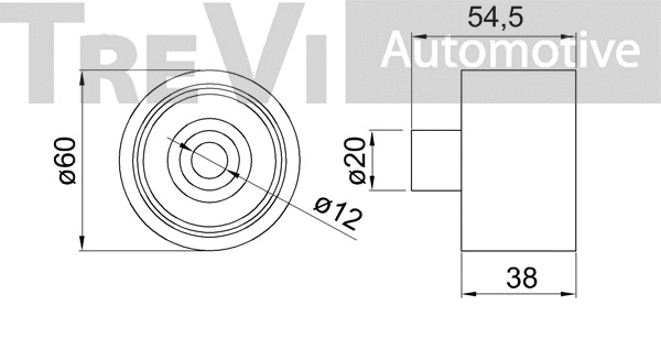 Deflection/Guide Pulley, timing belt