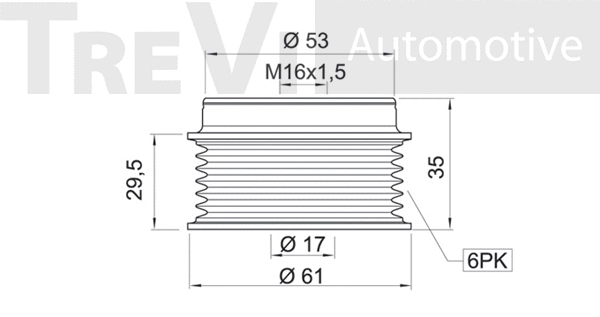 Alternator Freewheel Clutch