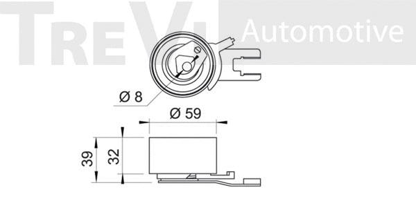 Tensioner Pulley, timing belt