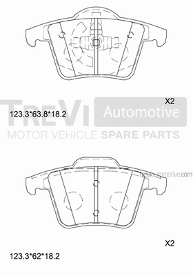Brake Pad Set, disc brake (PF1202)