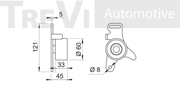 Deflection/Guide Pulley, timing belt