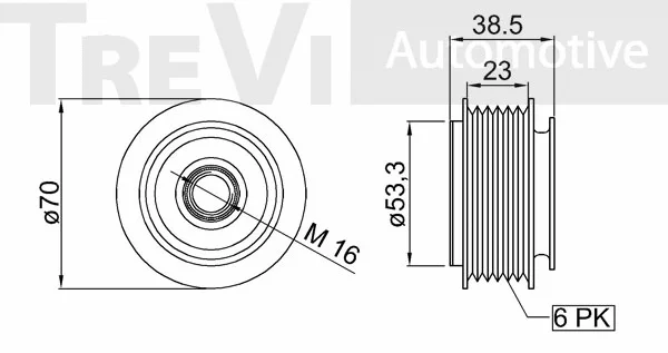 Alternator Freewheel Clutch