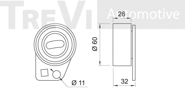 Tensioner Pulley, timing belt