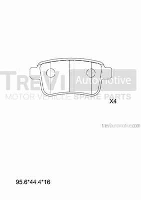 Brake Pad Set, disc brake (PF1409)