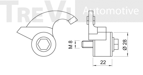 Tensioner Lever, timing belt