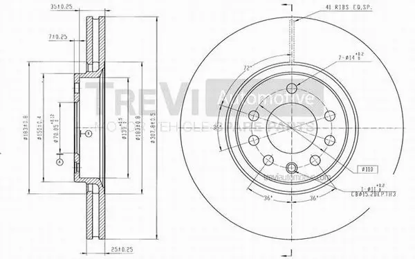 Brake Disc (BD1180)