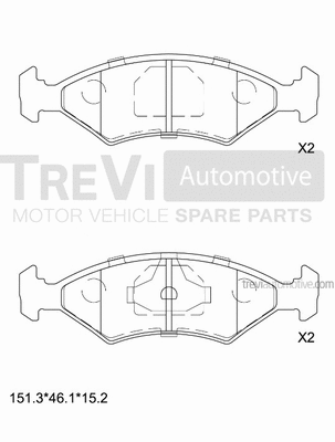 Brake Pad Set, disc brake (PF1021)