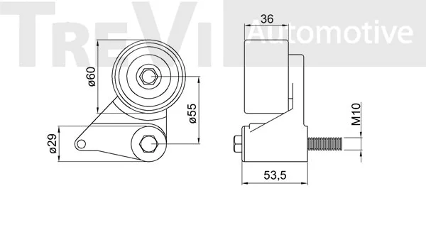Deflection/Guide Pulley, timing belt