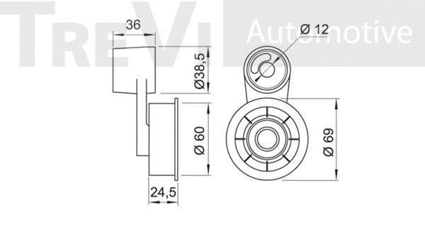 Tensioner Pulley, timing belt