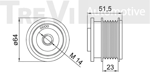 Alternator Freewheel Clutch