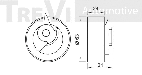 Tensioner Pulley, timing belt