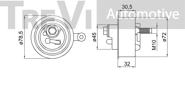 Tensioner Pulley, timing belt