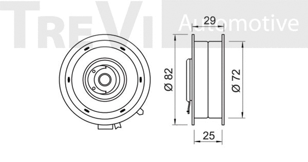 Tensioner Pulley, timing belt