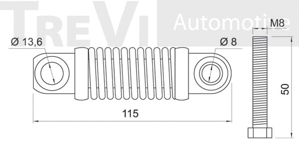 Belt Tensioner, V-ribbed belt