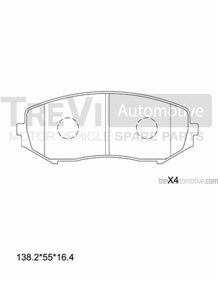 Brake Pad Set, disc brake (PF1378)