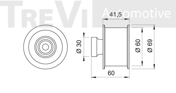 Deflection/Guide Pulley, timing belt