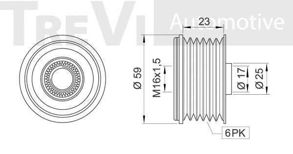 Alternator Freewheel Clutch