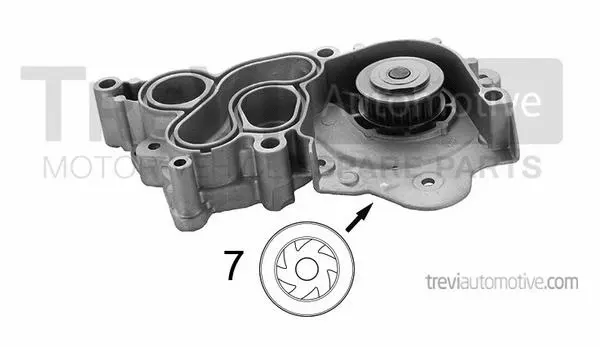 Water Pump, engine cooling (TP1367)