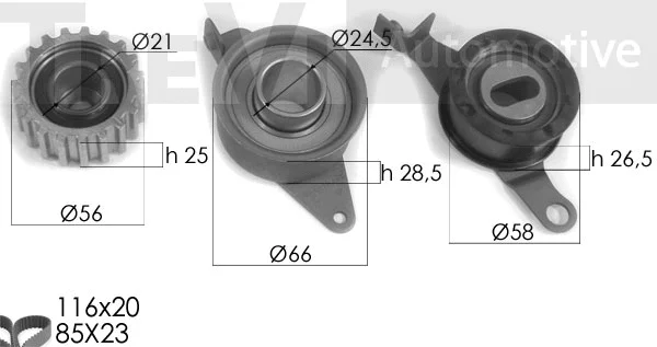 Timing Belt Kit (KD1124)
