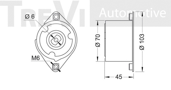 Belt Tensioner, V-ribbed belt