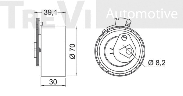 Tensioner Pulley, timing belt