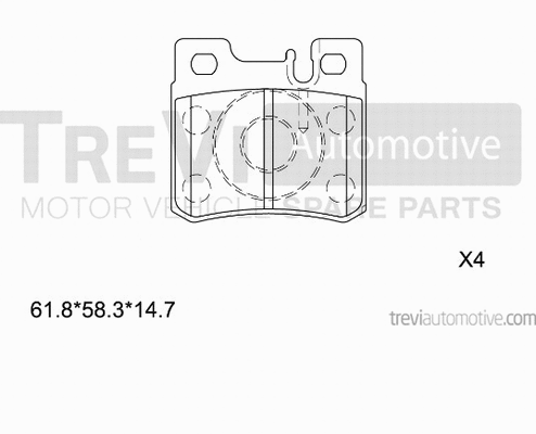 Brake Pad Set, disc brake (PF1561)