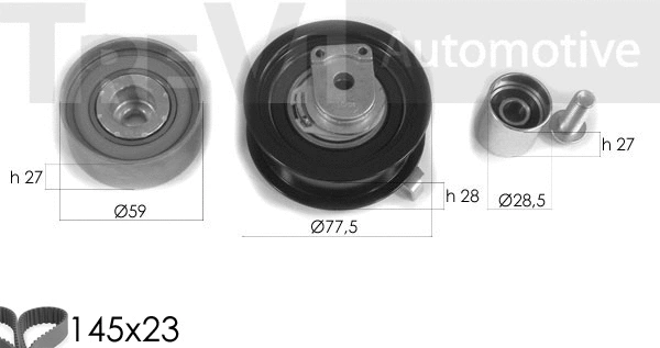 Timing Belt Kit (KD1312)