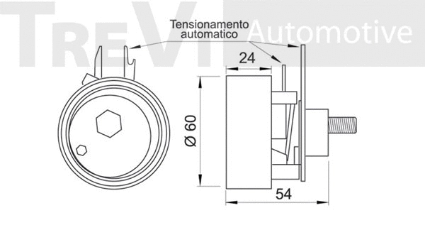 Tensioner Pulley, timing belt