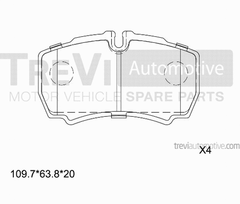 Brake Pad Set, disc brake (PF1661)