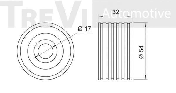 Deflection/Guide Pulley, timing belt