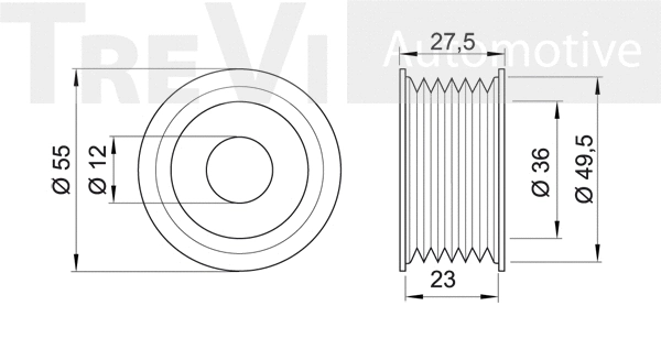 Alternator Freewheel Clutch