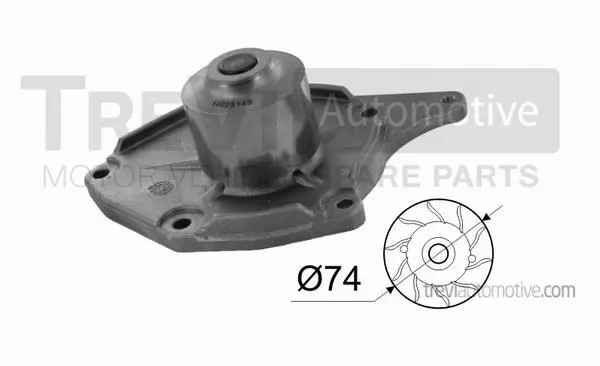 Water Pump, engine cooling (TP1077)