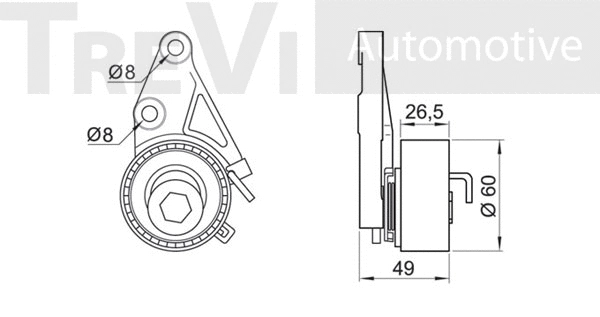 Tensioner Pulley, timing belt
