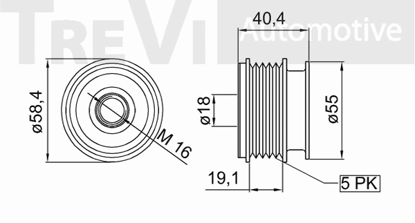 Alternator Freewheel Clutch