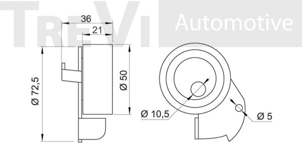 Tensioner Pulley, timing belt