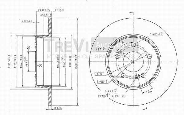 Brake Disc (BD1030)