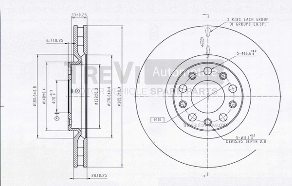 Brake Disc (BD1176)