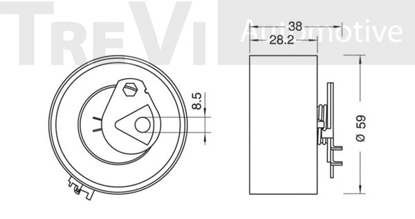 Tensioner Pulley, timing belt