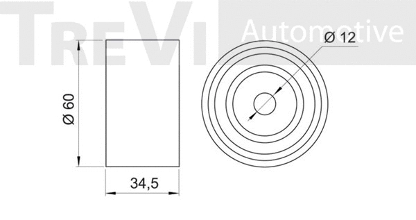 Deflection/Guide Pulley, timing belt