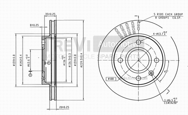 Brake Disc (BD1108)