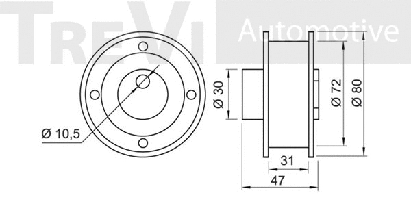 Tensioner Pulley, timing belt