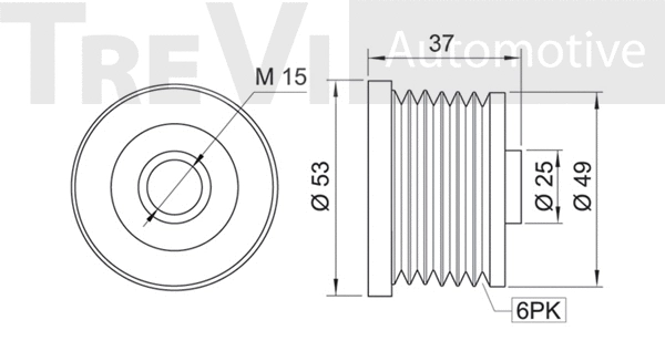 Alternator Freewheel Clutch