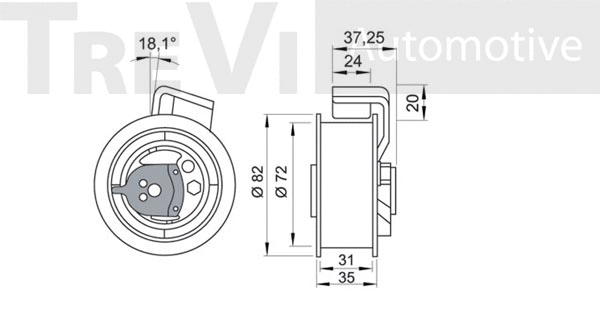 Tensioner Pulley, timing belt