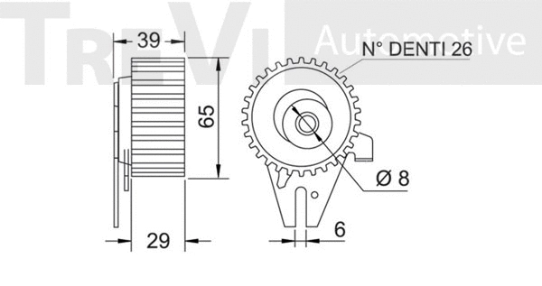 Tensioner Pulley, timing belt