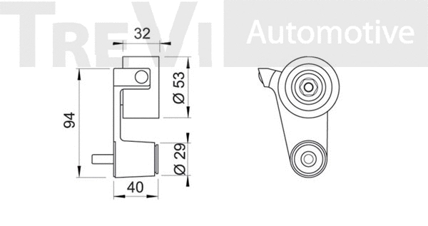 Tensioner Pulley, timing belt