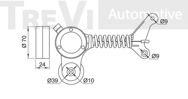Tensioner Lever, V-ribbed belt